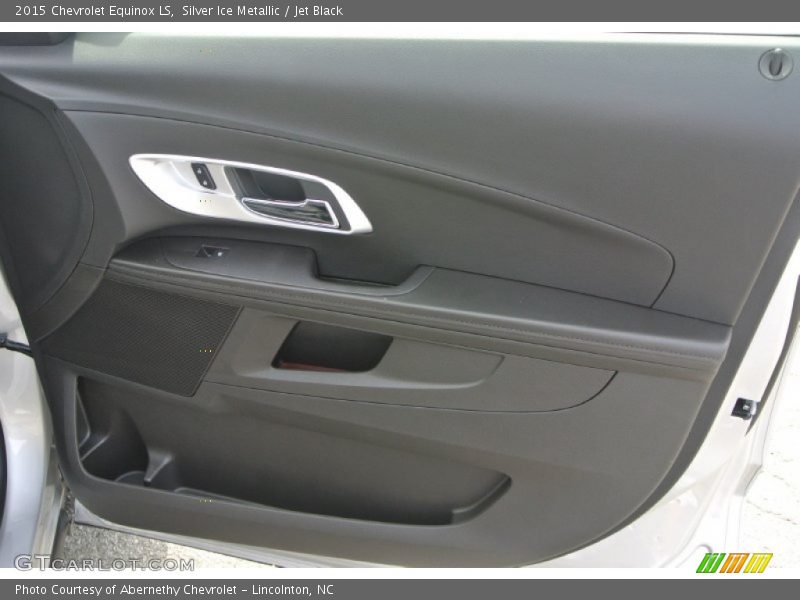 Silver Ice Metallic / Jet Black 2015 Chevrolet Equinox LS