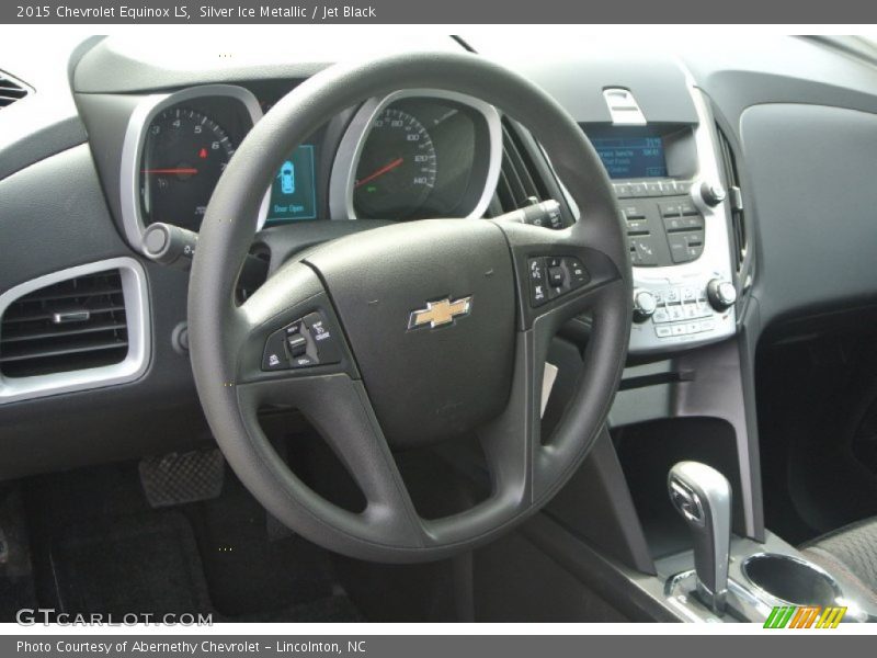Silver Ice Metallic / Jet Black 2015 Chevrolet Equinox LS