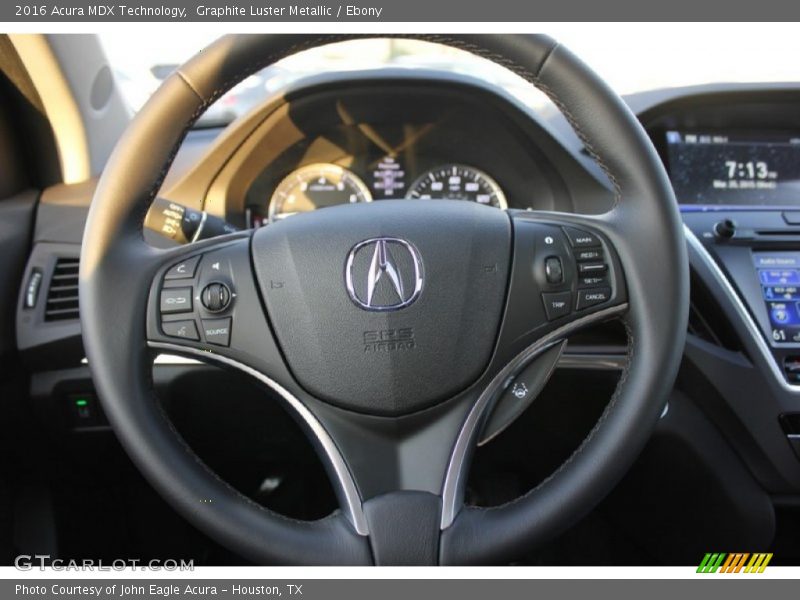 Graphite Luster Metallic / Ebony 2016 Acura MDX Technology