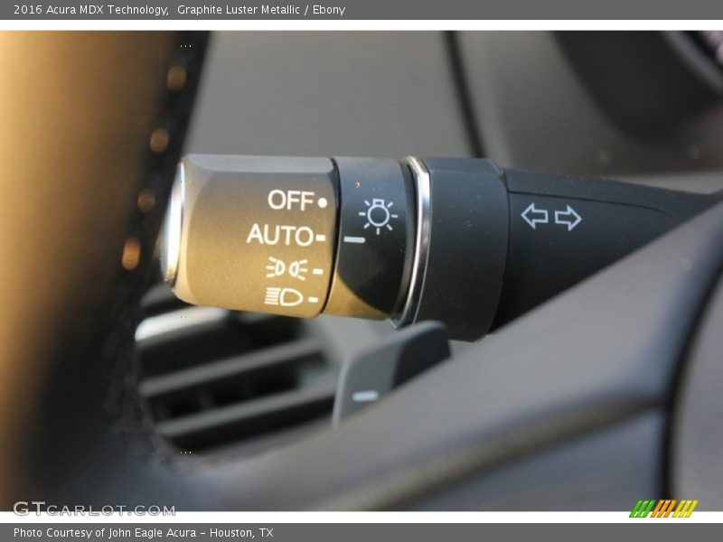 Graphite Luster Metallic / Ebony 2016 Acura MDX Technology