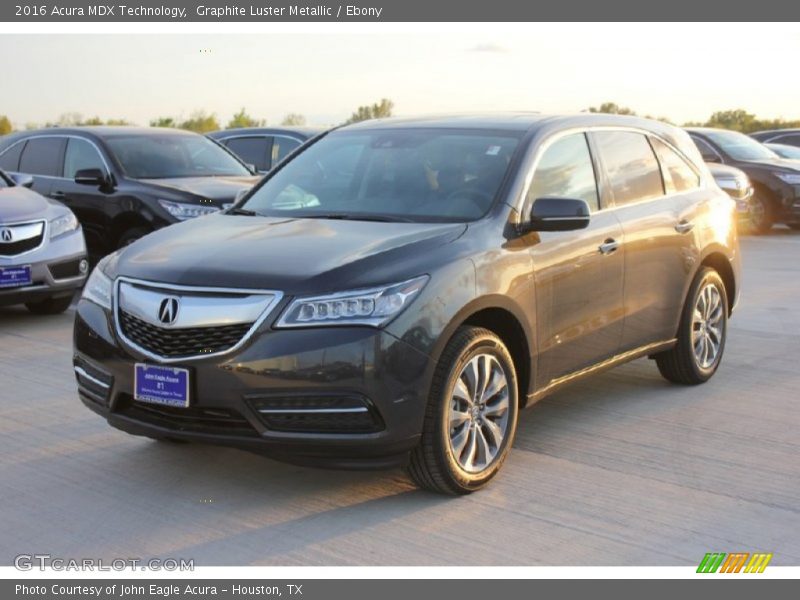 Graphite Luster Metallic / Ebony 2016 Acura MDX Technology