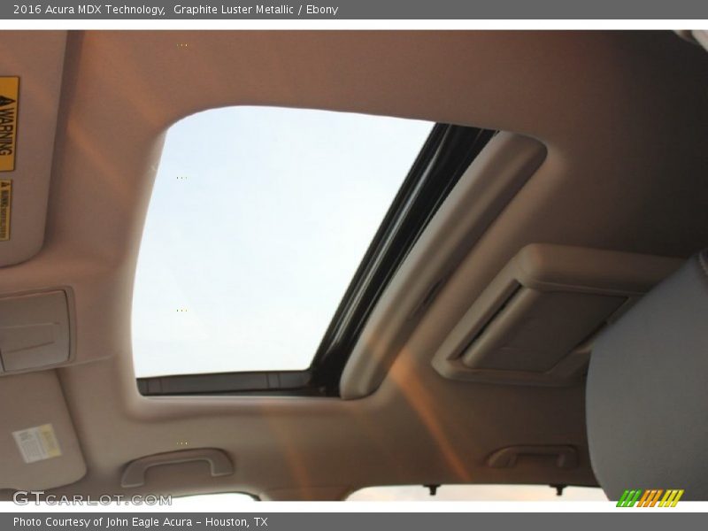 Graphite Luster Metallic / Ebony 2016 Acura MDX Technology