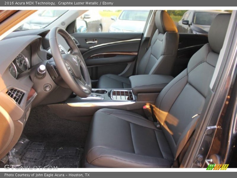  2016 MDX Technology Ebony Interior