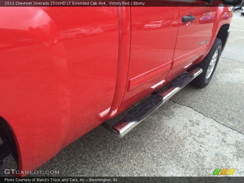 Victory Red / Ebony 2011 Chevrolet Silverado 2500HD LT Extended Cab 4x4