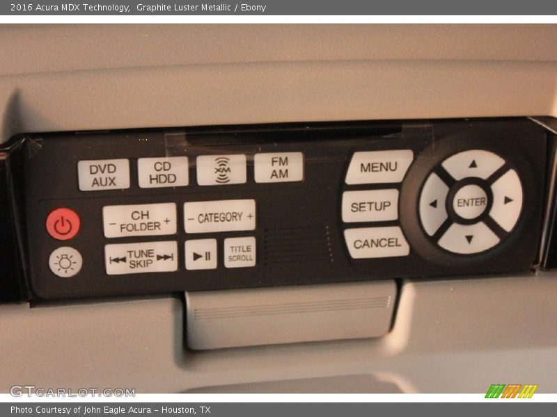 Entertainment System of 2016 MDX Technology