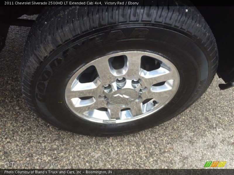Victory Red / Ebony 2011 Chevrolet Silverado 2500HD LT Extended Cab 4x4