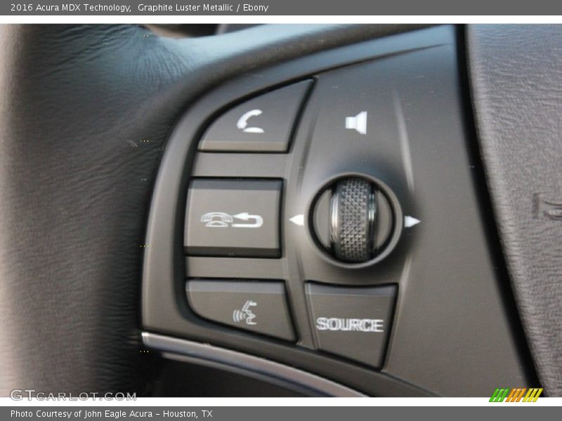 Graphite Luster Metallic / Ebony 2016 Acura MDX Technology