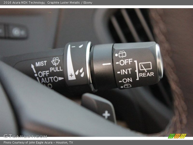 Controls of 2016 MDX Technology