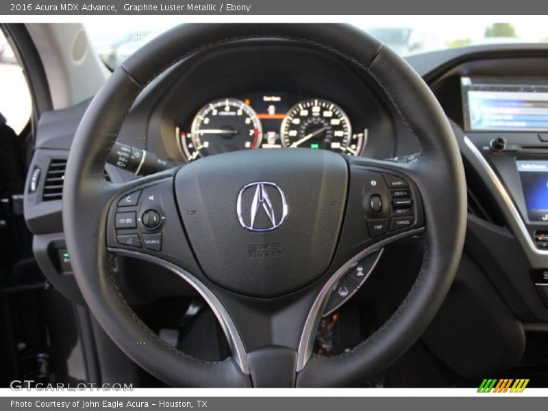 Graphite Luster Metallic / Ebony 2016 Acura MDX Advance