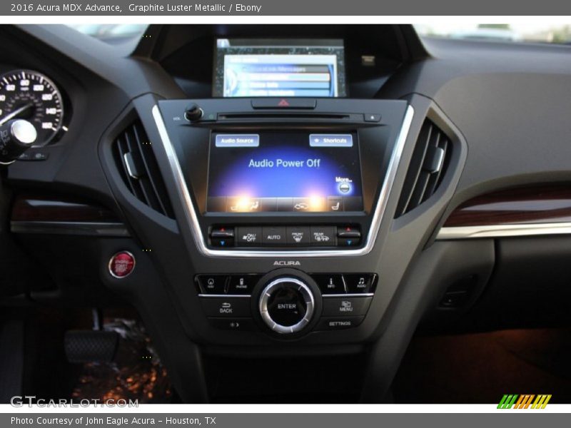 Graphite Luster Metallic / Ebony 2016 Acura MDX Advance