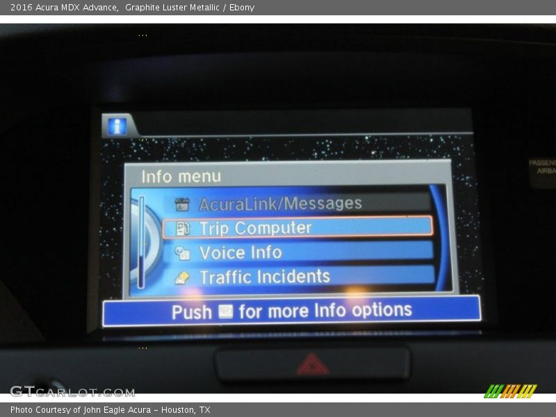 Graphite Luster Metallic / Ebony 2016 Acura MDX Advance
