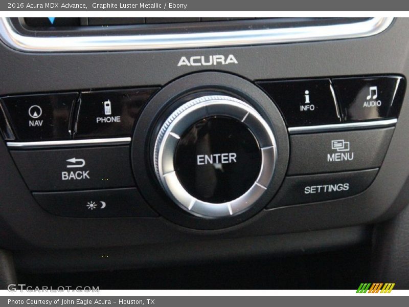 Graphite Luster Metallic / Ebony 2016 Acura MDX Advance