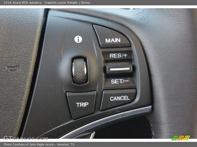 Graphite Luster Metallic / Ebony 2016 Acura MDX Advance