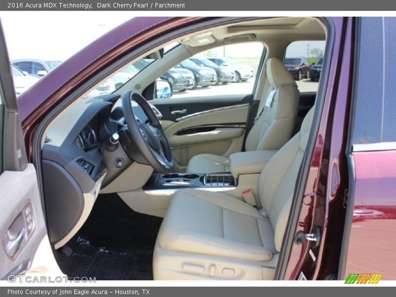 Dark Cherry Pearl / Parchment 2016 Acura MDX Technology