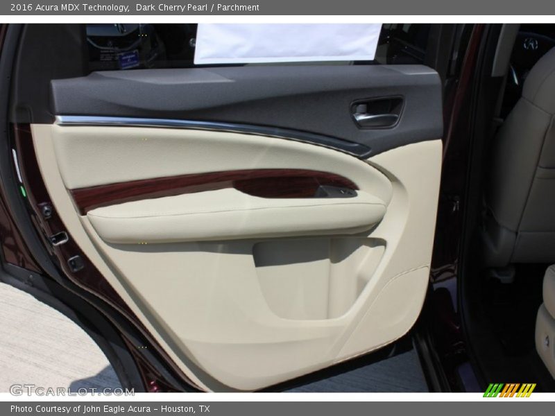 Dark Cherry Pearl / Parchment 2016 Acura MDX Technology