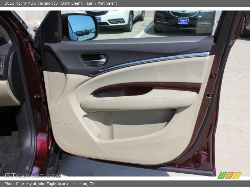 Dark Cherry Pearl / Parchment 2016 Acura MDX Technology