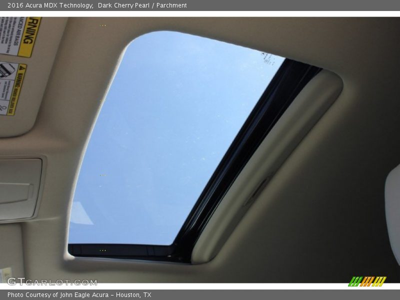 Dark Cherry Pearl / Parchment 2016 Acura MDX Technology