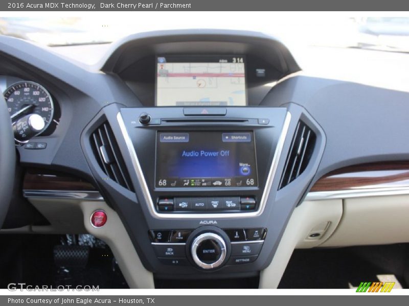 Dark Cherry Pearl / Parchment 2016 Acura MDX Technology