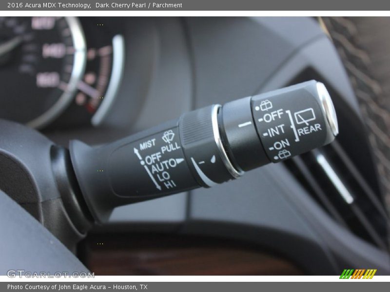 Dark Cherry Pearl / Parchment 2016 Acura MDX Technology