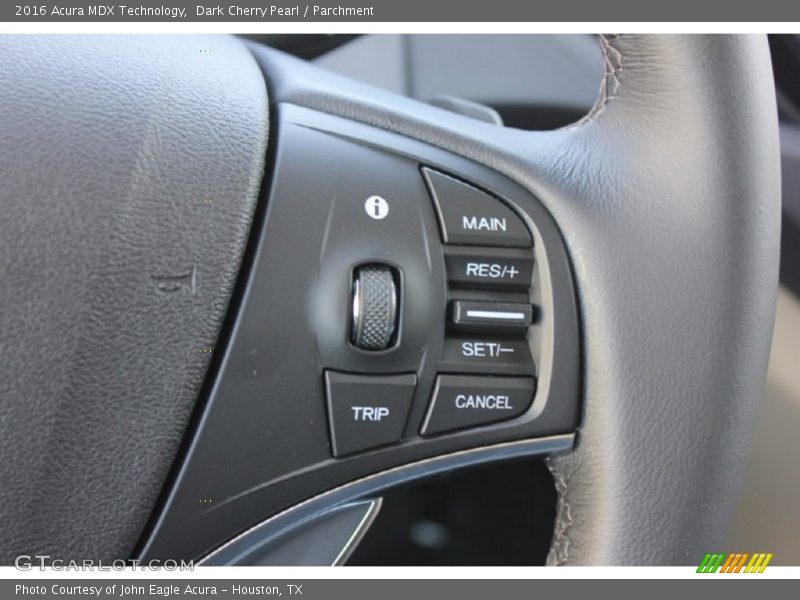 Dark Cherry Pearl / Parchment 2016 Acura MDX Technology