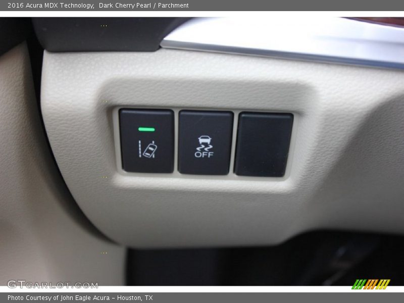 Dark Cherry Pearl / Parchment 2016 Acura MDX Technology