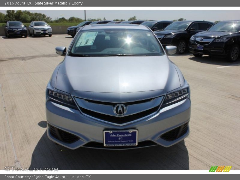 Slate Silver Metallic / Ebony 2016 Acura ILX