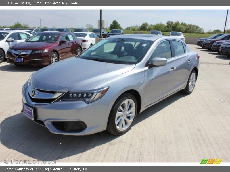 Slate Silver Metallic / Ebony 2016 Acura ILX