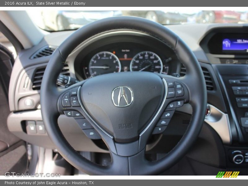 Slate Silver Metallic / Ebony 2016 Acura ILX