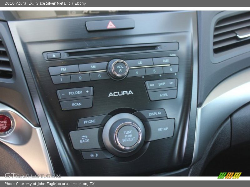 Slate Silver Metallic / Ebony 2016 Acura ILX