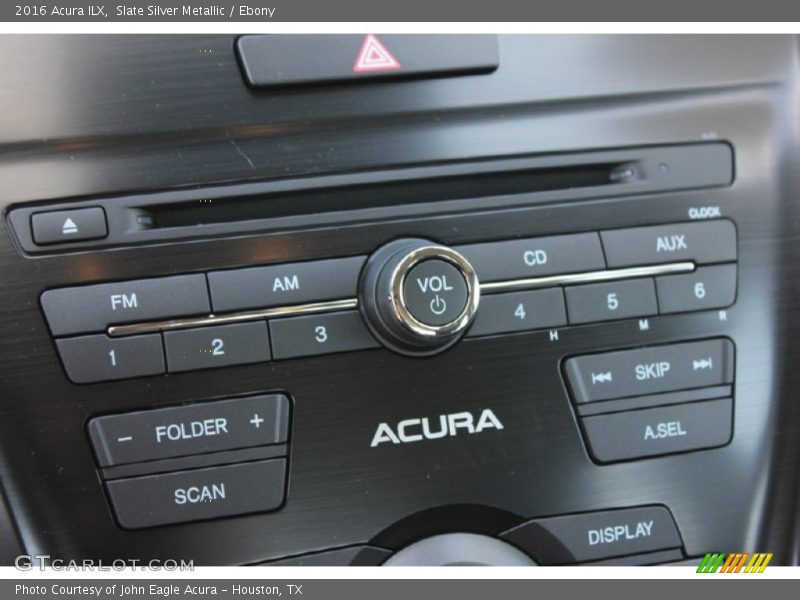 Slate Silver Metallic / Ebony 2016 Acura ILX