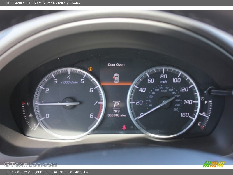 Slate Silver Metallic / Ebony 2016 Acura ILX