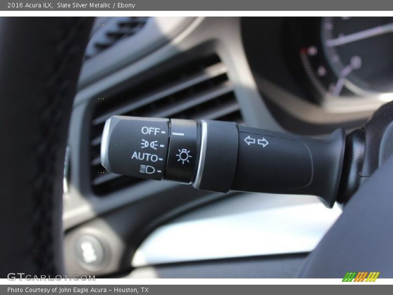 Slate Silver Metallic / Ebony 2016 Acura ILX