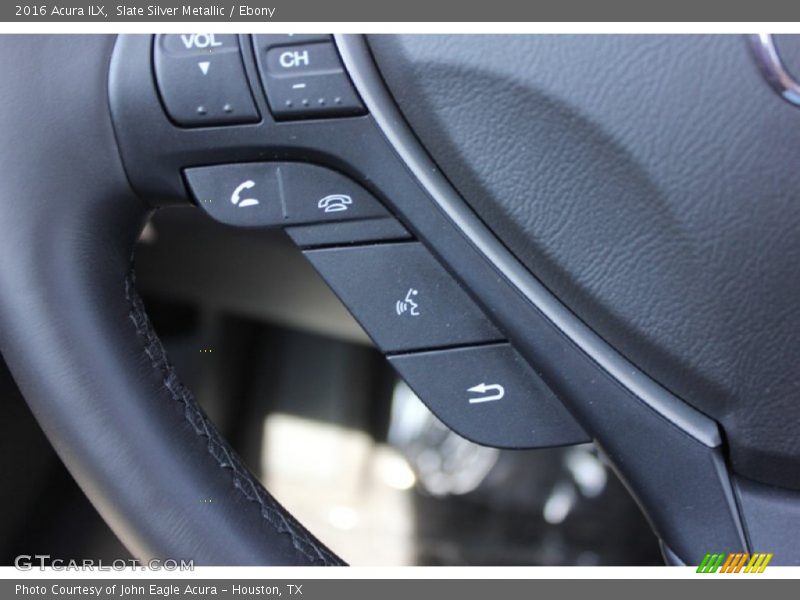 Slate Silver Metallic / Ebony 2016 Acura ILX