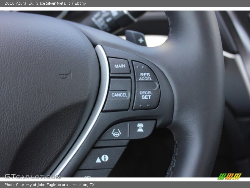 Slate Silver Metallic / Ebony 2016 Acura ILX