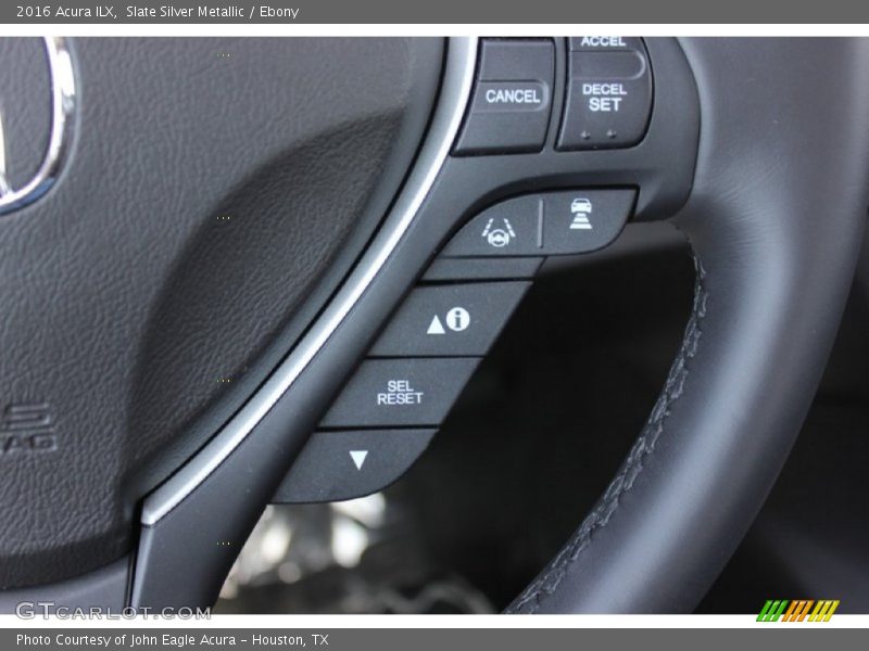 Slate Silver Metallic / Ebony 2016 Acura ILX