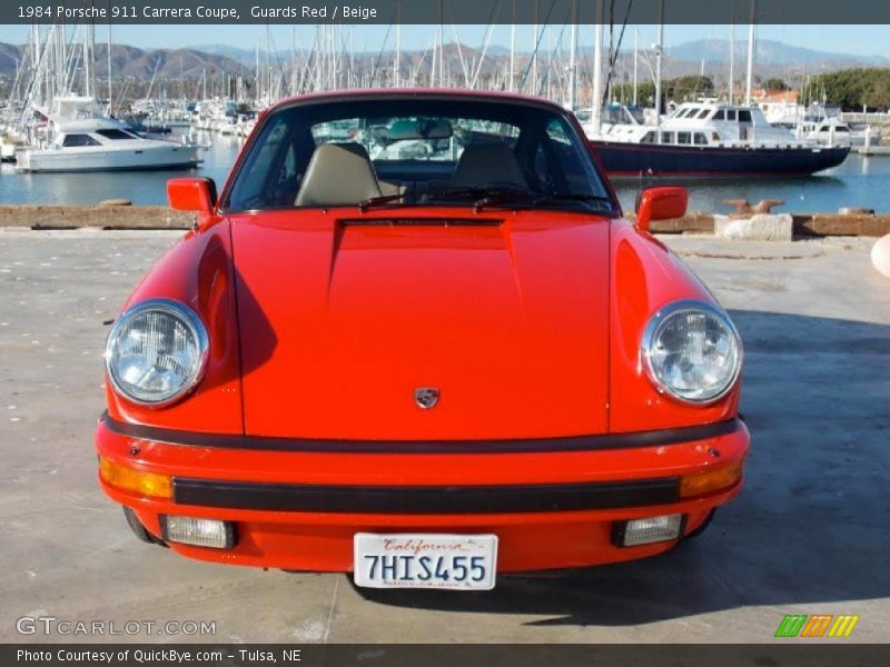 Guards Red / Beige 1984 Porsche 911 Carrera Coupe