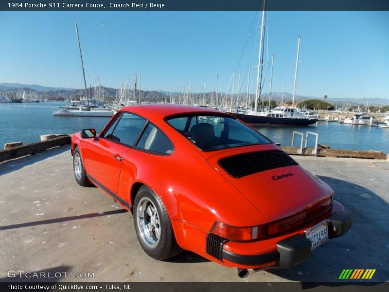 Guards Red / Beige 1984 Porsche 911 Carrera Coupe