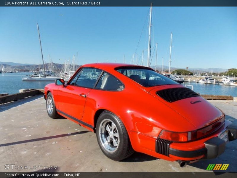 Guards Red / Beige 1984 Porsche 911 Carrera Coupe