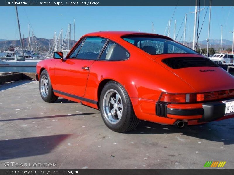 Guards Red / Beige 1984 Porsche 911 Carrera Coupe