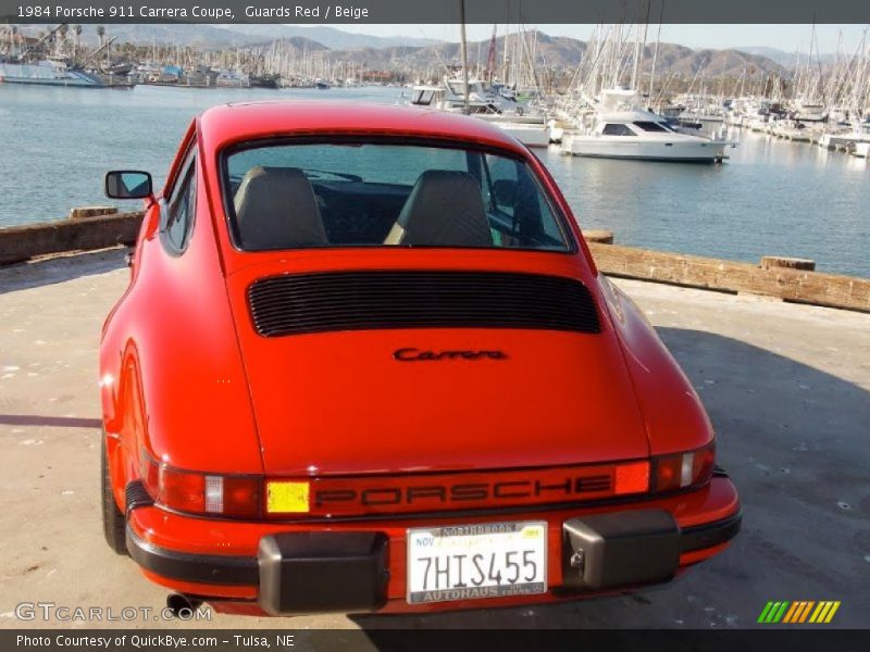 Guards Red / Beige 1984 Porsche 911 Carrera Coupe