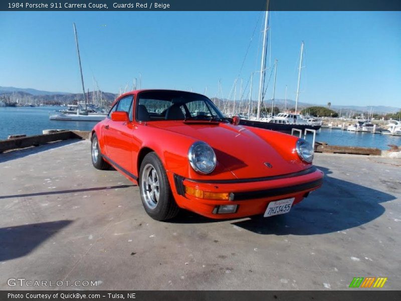 Guards Red / Beige 1984 Porsche 911 Carrera Coupe