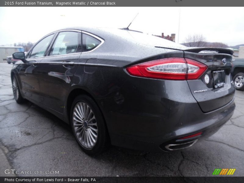Magnetic Metallic / Charcoal Black 2015 Ford Fusion Titanium