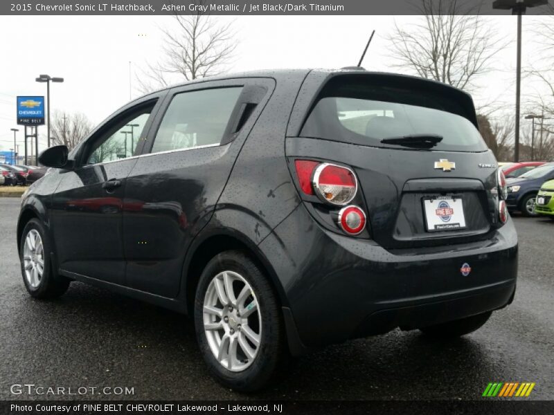 Ashen Gray Metallic / Jet Black/Dark Titanium 2015 Chevrolet Sonic LT Hatchback