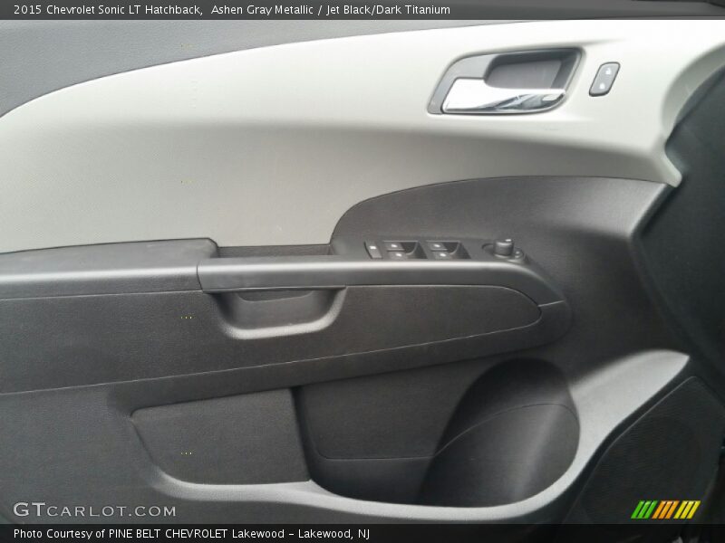 Ashen Gray Metallic / Jet Black/Dark Titanium 2015 Chevrolet Sonic LT Hatchback