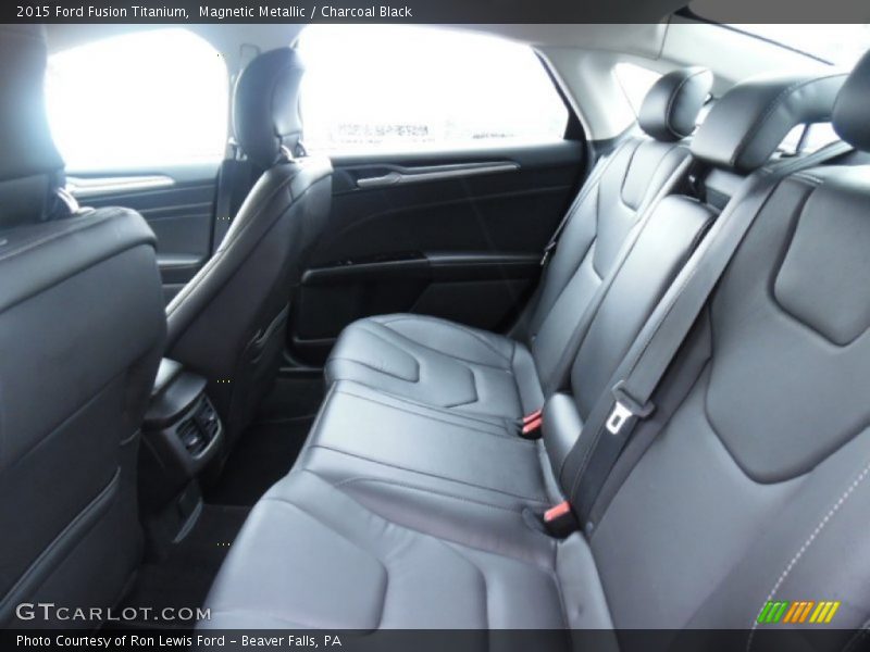 Magnetic Metallic / Charcoal Black 2015 Ford Fusion Titanium