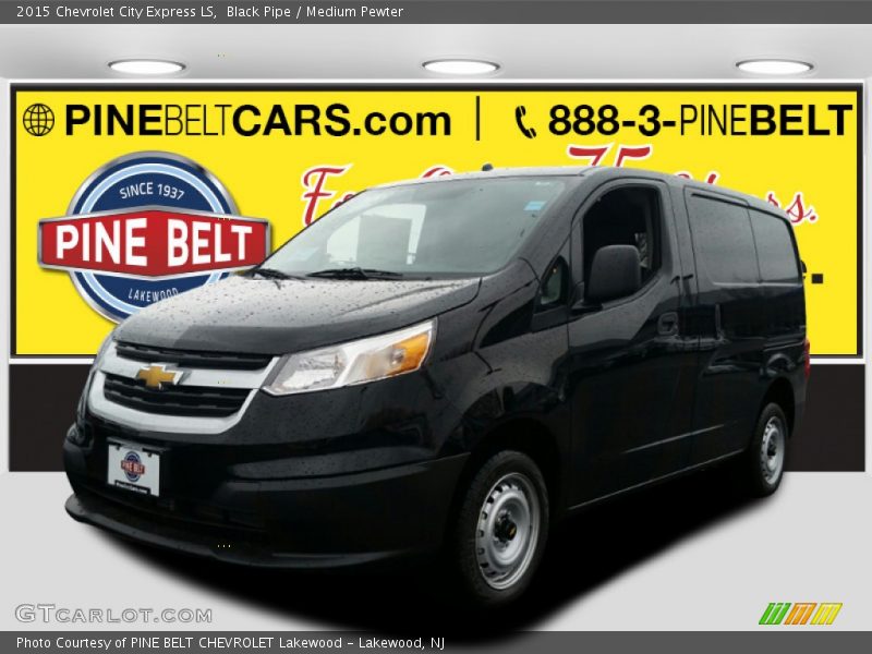 Black Pipe / Medium Pewter 2015 Chevrolet City Express LS
