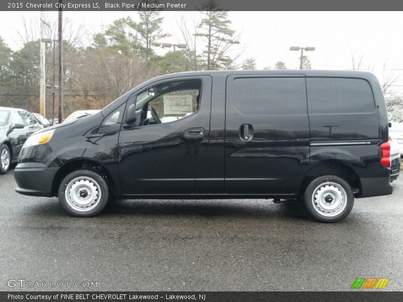 Black Pipe / Medium Pewter 2015 Chevrolet City Express LS