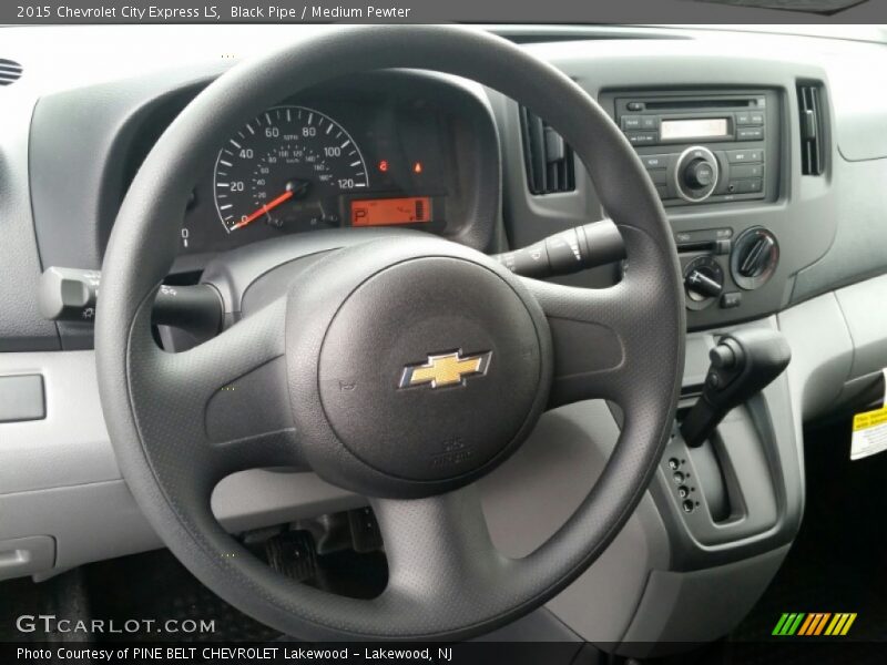 Black Pipe / Medium Pewter 2015 Chevrolet City Express LS