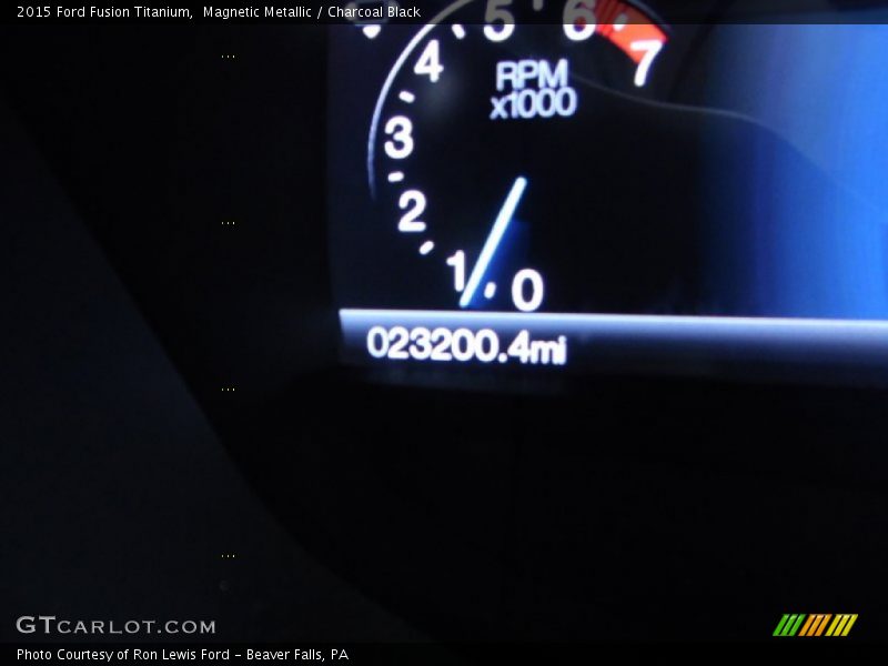 Magnetic Metallic / Charcoal Black 2015 Ford Fusion Titanium