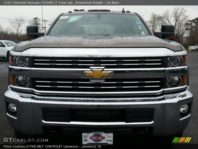 Brownstone Metallic / Jet Black 2015 Chevrolet Silverado 2500HD LT Crew Cab